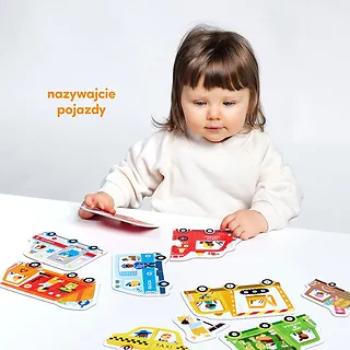 CzuCzu Układanka Puzzle do pary - Auta