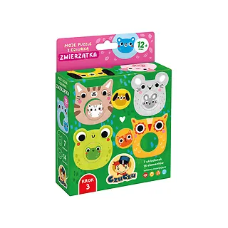 CzuCzu Układanka Moje puzzle z dziurką - Zwierzątka