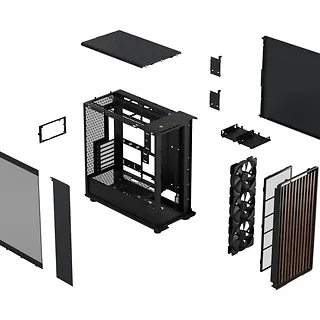 Fractal Design Obudowa North XL RC Charcoal Black TG Dark