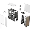 Fractal Design Obudowa North XL RC Chalk White TG Clear