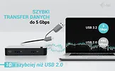 i-tec Universal KVM HUB 2x USB-C + 2x USB-A 3.0