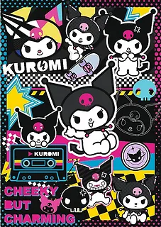 Trefl Puzzle 1000 elementów Kuromi w świecie Hello Kitty