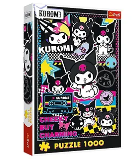 Trefl Puzzle 1000 elementów Kuromi w świecie Hello Kitty
