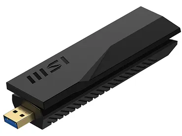Zewnętrzna karta sieciowa Adapter MSI  BE6500 WiFi 7 USB