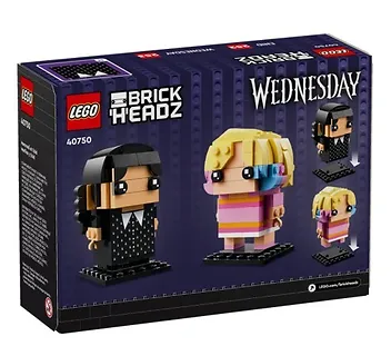 LEGO Klocki BrickHeadz 40750 Wednesday i Enid