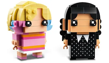 LEGO Klocki BrickHeadz 40750 Wednesday i Enid