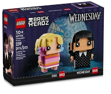 LEGO Klocki BrickHeadz 40750 Wednesday i Enid