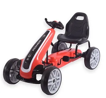 Milly Mally Gokart na pedały Power RED