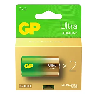 GP Battery Baterie alkaliczne LR20/D GP ULTRA 2szt. (G-TECH)