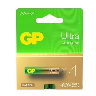 GP Battery Baterie alkaliczne LR03/AAA GP ULTRA 4szt. (G-TECH)