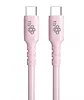 TB Kabel USB C - USB C 60W żelowy 1m różowy