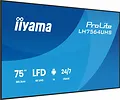IIYAMA Monitor 75 cali LH7564UHS-B1AG, 24/7,VA,ANDROID14,4K,500cd,5000:1,    2xHDMI ,USB-C,RJ45, RS-232c, IR, 2x10W, 2xUSB, UCHWYT ŚCIENNY,iiSignage2,WiFi,Fa