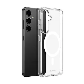 CRONG Etui Crystal Shield Magnetic Samsung Galaxy S25+ MagSafe przezroczyste