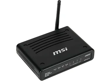 Router szerokopasmowy MSI Wireless-N 150 z przełącznikiem 4-portowym 10/100 (RG310EX)