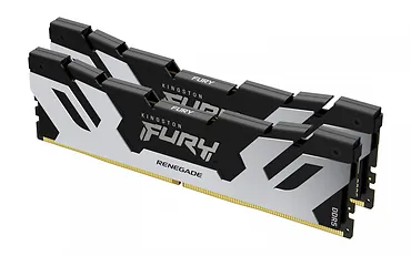 Pamięć DDR5 Fury Renegade 96GB(2*48GB)/6400 CL32 czarno-srebrna
