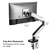 Uchwyt do monitora,VESA 17-49 cali gazowy, max. 20kg