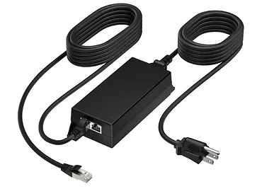 Zasilacz PoE++ HP POLY 65 W 2.5 G z przewodem CAT6A i przewodem zasilania 3.66 m  B5NH6AA