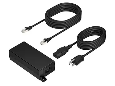 Zasilacz PoE++ HP POLY 65 W 2.5 G z przewodem CAT6A i przewodem zasilania 3.66 m  B5NH6AA