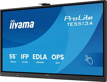 Monitor 55 cali TE5513A-B1AG INFRARED,40pkt,IPS,4K,7H,450cd/m2,      WiFi,USB, ANDROID 14, Google EDLA,2x20W, UCHWYT CIENNY