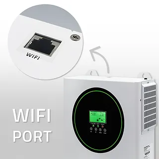Hybrydowy Inwerter solarny Off-Grid 1500W 100A | 12V | MPPT |    Sinus | Opcja Wi-Fi | Power Factor 1.0