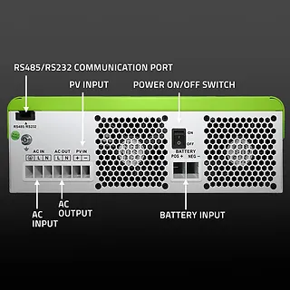 Hybrydowy Inwerter solarny Off-Grid  6200W | 120A | 48V | MPPT | BMS | Sinus | opcja Wi-Fi | Power Factor 1.0