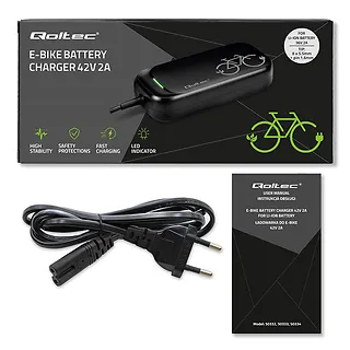 Ładowarka do roweru skutera elektrycznego XIAOMI 36V | 42V | 2A |8.0*.8.0mm+pin | wodoodporna + kabel zasilający