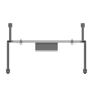 Wózek FMC-07 stojak 100KG 55-86 400X200-900