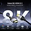 Kabel HDMI 2.1 8K 60Hz 3m; C11086GY01-3M