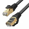 Patchcord CAT.7 SSTP 5M (8P8C) RJ45; płaski; C1897BK-5M
