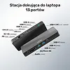 Stacja dokująca 12w1 USB-C, HDMI 2.1, USB 4, PD 100W; D1079A