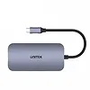 HUB USB-C 9w1, USB-C, HDMI 2.0, RJ45, PD 100W, czytnik SD; D1071A