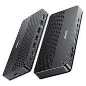 Stacja dokująca 13w1 USB-C, HDMI 2.1,DP 2.0,RJ45,10GBPs;D1104A01