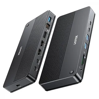 Stacja dokująca 13w1 USB-C, HDMI 2.1,DP 2.0,RJ45,10GBPs;D1104A01