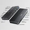 Stacja dokująca 13w1 USB-C, HDMI 2.1,DP 2.0,RJ45,10GBPs;D1104A01