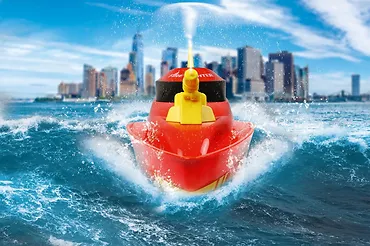 Łódź strażacka zdalnie sterowana RC Boat Fire Fighter