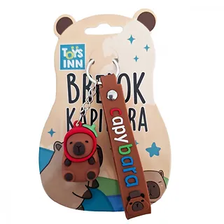Breloki Kapibara mix Display 12 sztuk