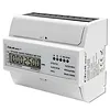 Trójfazowy dwukierunkowy elektroniczny licznik | miernik zużycia energii na szynę DIN | 400V | 100A | LCD | 4P