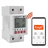 Przekaźnik 63A na szynę DIN z licznikiem energii elektrycznej |  Timer | Tuya | Wi-Fi | LED                                                    ~