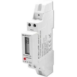 Jednofazowy elektroniczny licznik | miernik zużycia energii na  szynę DIN | 230V | 30A | LCD | 1P