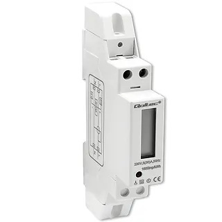 Jednofazowy elektroniczny licznik | miernik zużycia energii na  szynę DIN | 230V | 30A | LCD | 1P