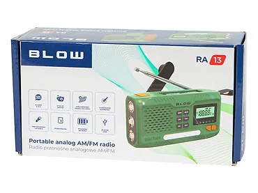 Radio przenośne RA13 AM/FM solarne