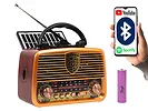 Radio przenośne analogowe RA10 AM/FM solarne