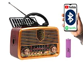 Radio przenośne analogowe RA10 AM/FM solarne