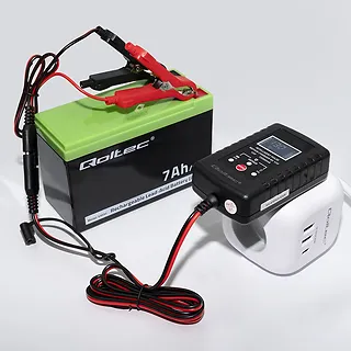 Automatyczna ładowarka do akumulatora AGM GEL STD 6V/12V | 2A |  Prostownik z funkcją naprawy i wyświetlaczem LED