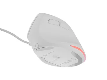 Mysz wertykalna CRAKE 2 PRO 128000DPI optyczna biała