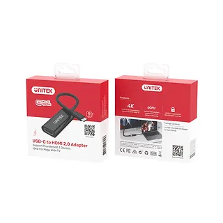 Adapter USB-C - HDMI 2.0 4K 60Hz; M/F; V1421A