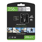 PNY Karta pamięci microSDXC Elite Prime 256GB + adapter SD