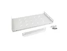 Lanberg Półka do szaf 19cali 1U 27cm/120kg szary AK-1014-S
