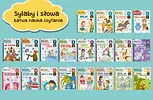 Nasza księgarnia Książeczki Sylaby i słowa. Łatwa nauka czytania - zestaw 20 książek