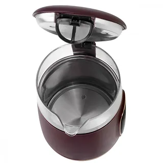 Adler Czajnik 1,7l z wyświetlaczem LED, regulacja temperatury  AD 1305 burgundy